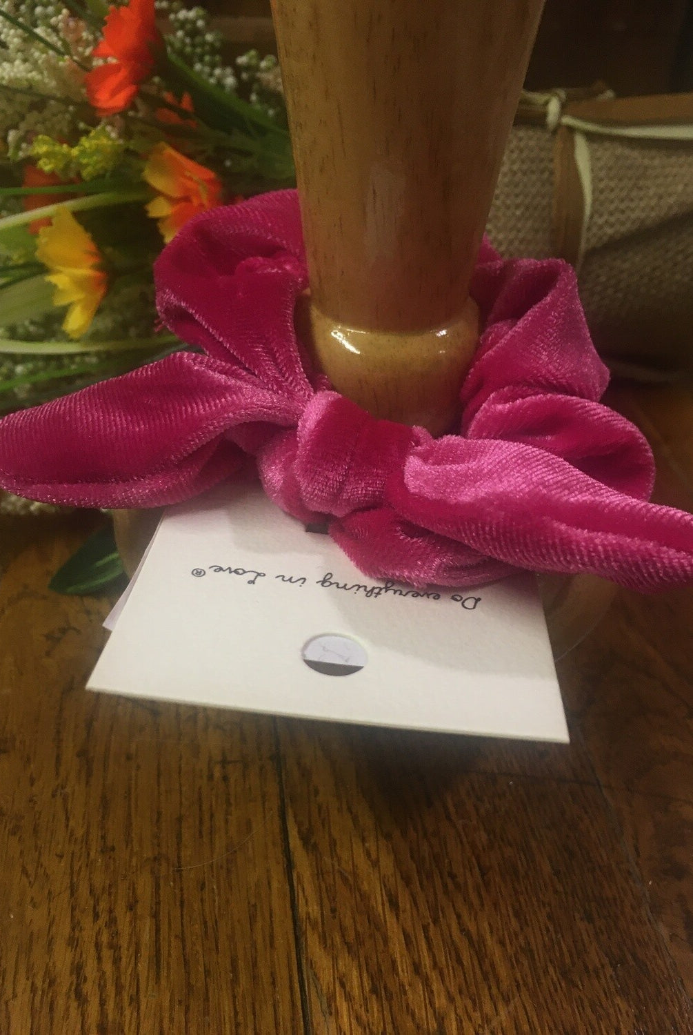 Velvet Bow Scrunchies- 3 Colors-Scrunchies & Headbands-Deja Nu Tx-Deja Nu Boutique, Women's Fashion Boutique in Lampasas, Texas