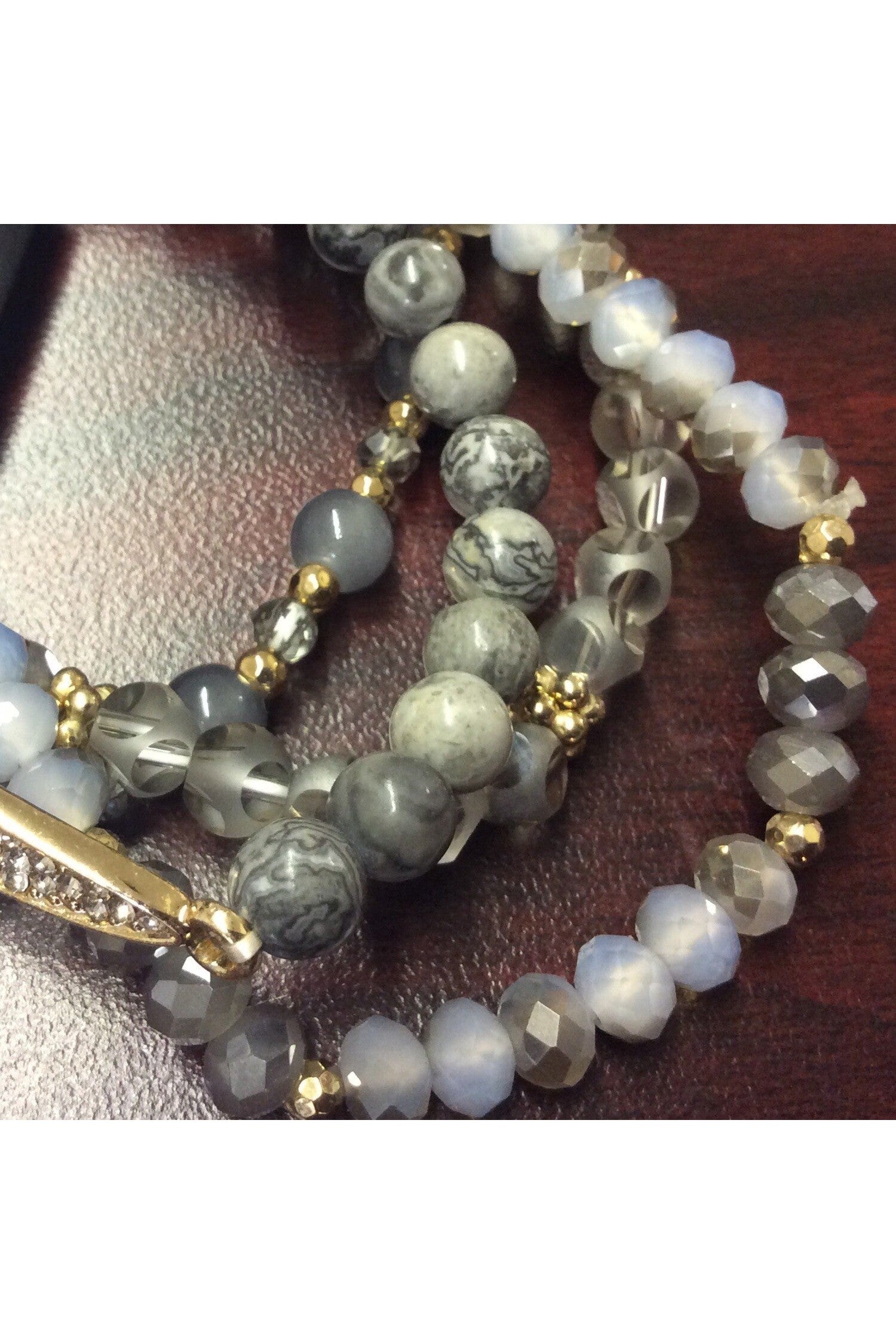 Silver Strands Bracelet-Bracelets-Deja Nu Tx-Deja Nu Boutique, Women's Fashion Boutique in Lampasas, Texas