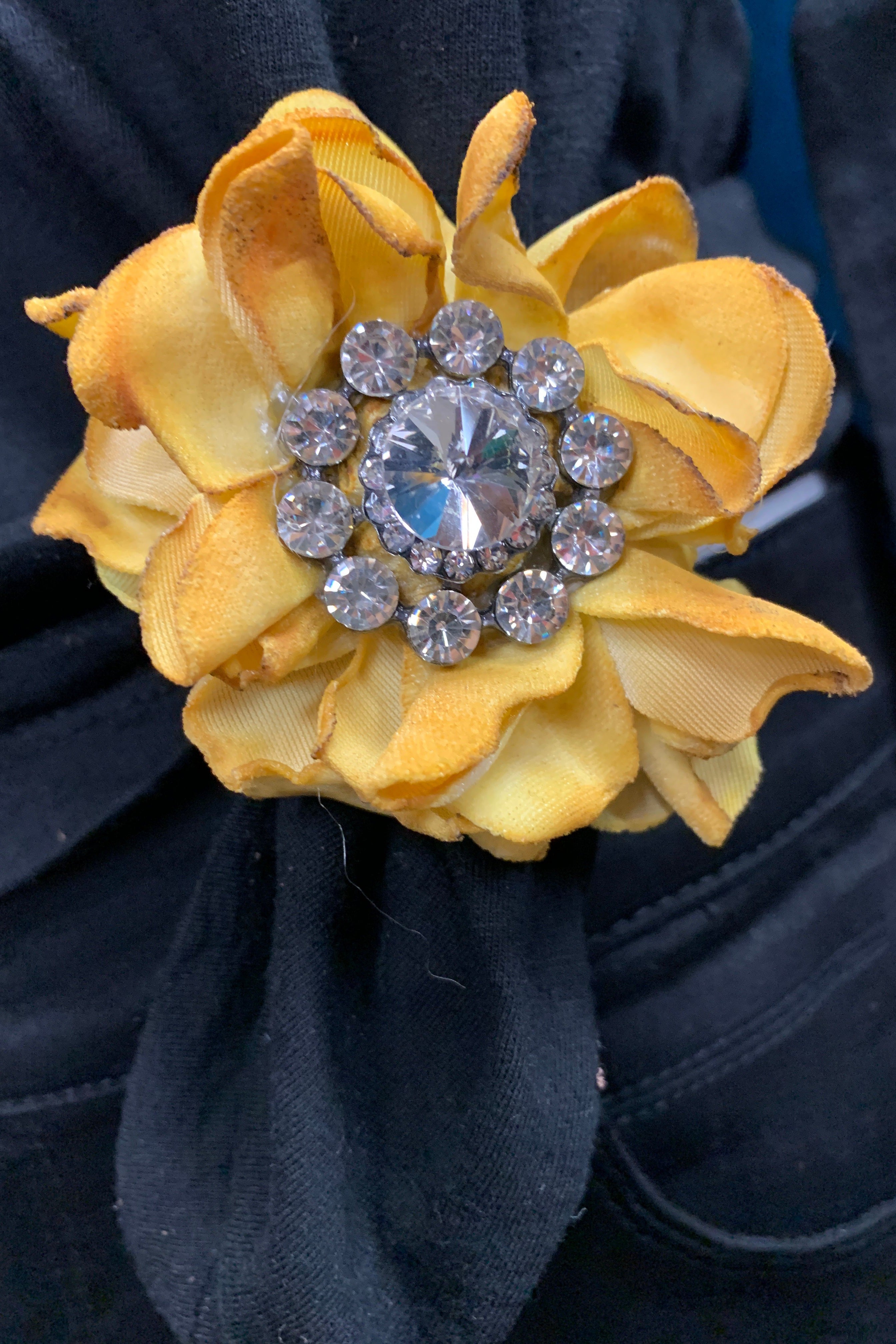 A Rare Bird Hand Dyed Mustard Vintage Velvet Slide-Tee Shirt Clips-A Rare Bird-Deja Nu Boutique, Women's Fashion Boutique in Lampasas, Texas