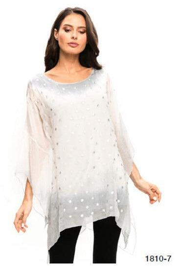 Adore Layered Sheer Dip Dyed Top-Tops-Adore-Deja Nu Boutique, Women's Fashion Boutique in Lampasas, Texas