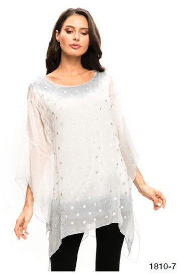 Adore Layered Sheer Dip Dyed Top-Tops-Adore-Deja Nu Boutique, Women's Fashion Boutique in Lampasas, Texas