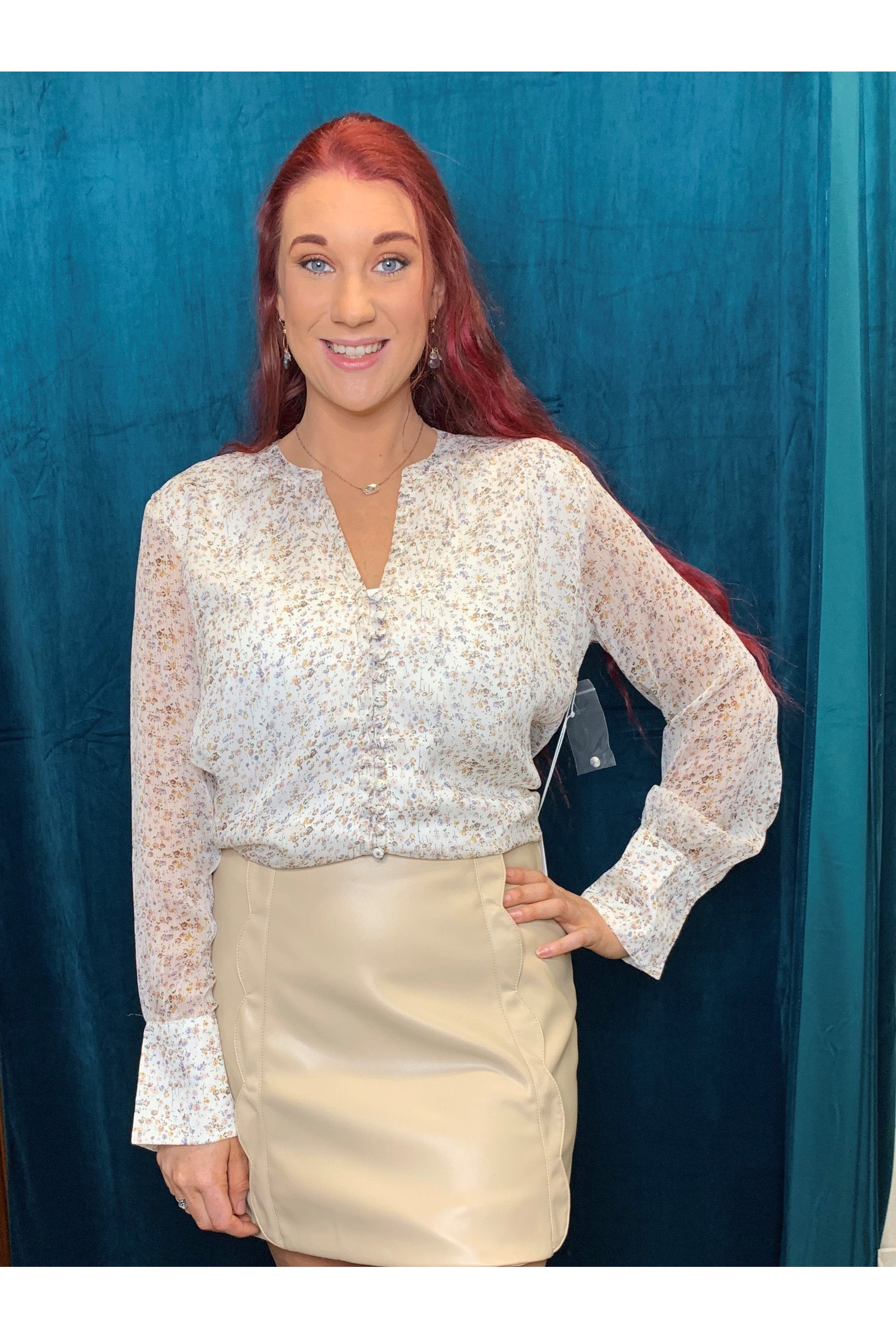 Bishop And Young Ana Blouse-Tops-Bishop And Young-Deja Nu Boutique, Women's Fashion Boutique in Lampasas, Texas