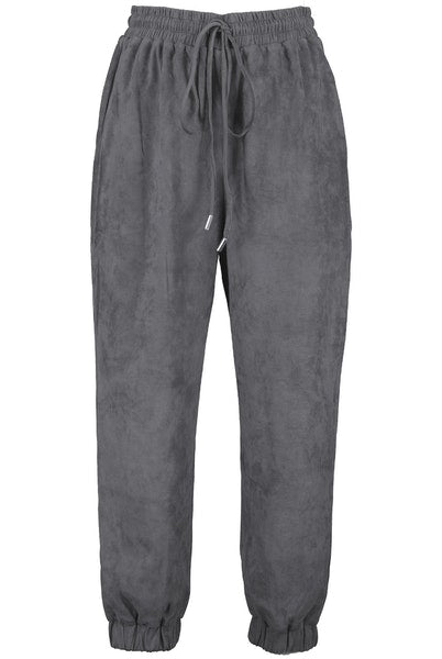 Bishop And Young Eternal Optimist Cozy Suede Jogger-Joggers-Bishop And Young-Deja Nu Boutique, Women's Fashion Boutique in Lampasas, Texas