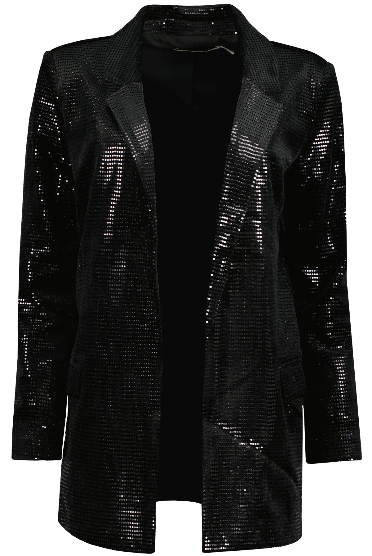 Bishop And Young Steal The Night Black Sequin Blazer-Outerwear-Bishop And Young-Deja Nu Boutique, Women's Fashion Boutique in Lampasas, Texas