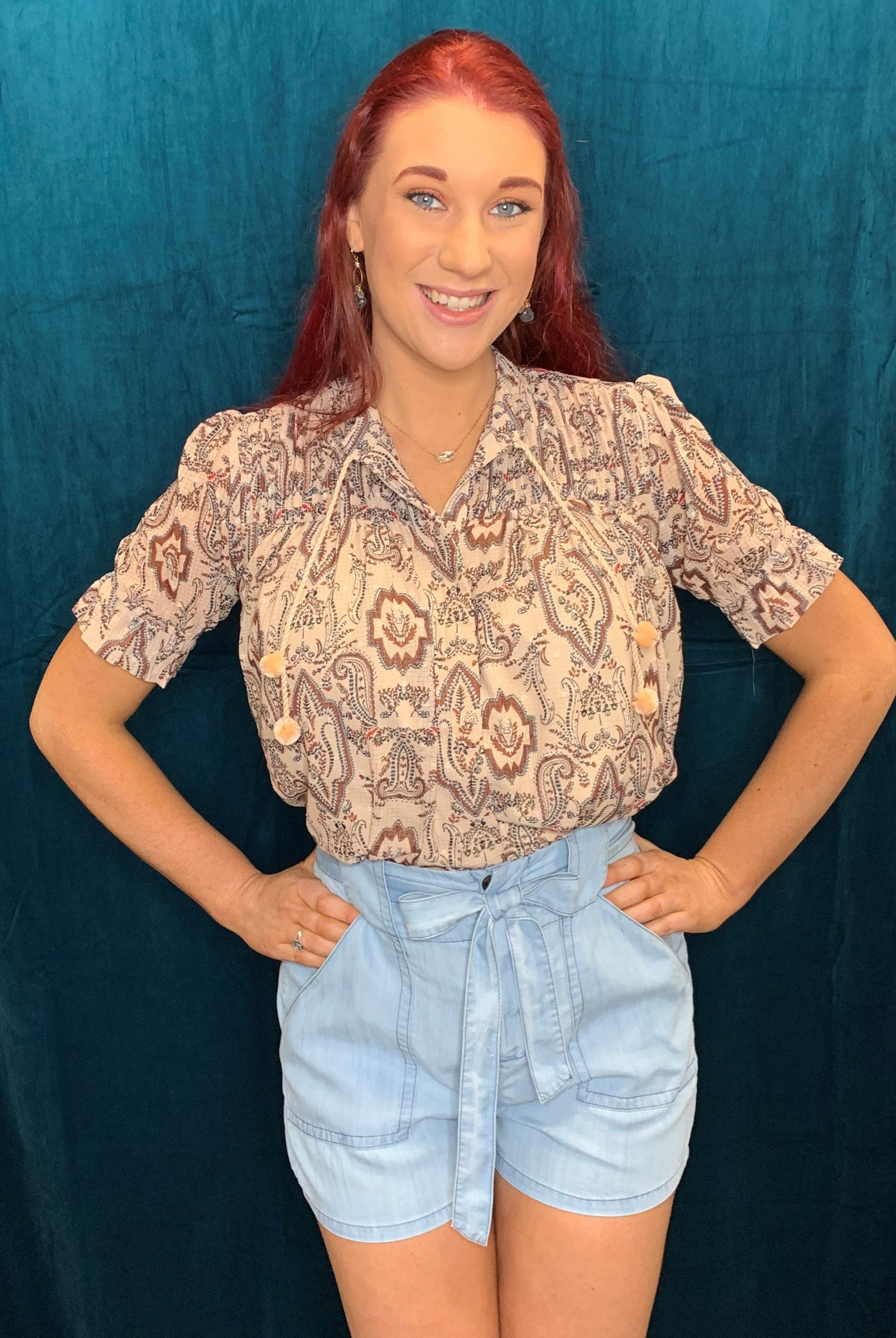 Bishop And Young Summertime Tencel Short-Bottoms-Bishop And Young-Deja Nu Boutique, Women's Fashion Boutique in Lampasas, Texas