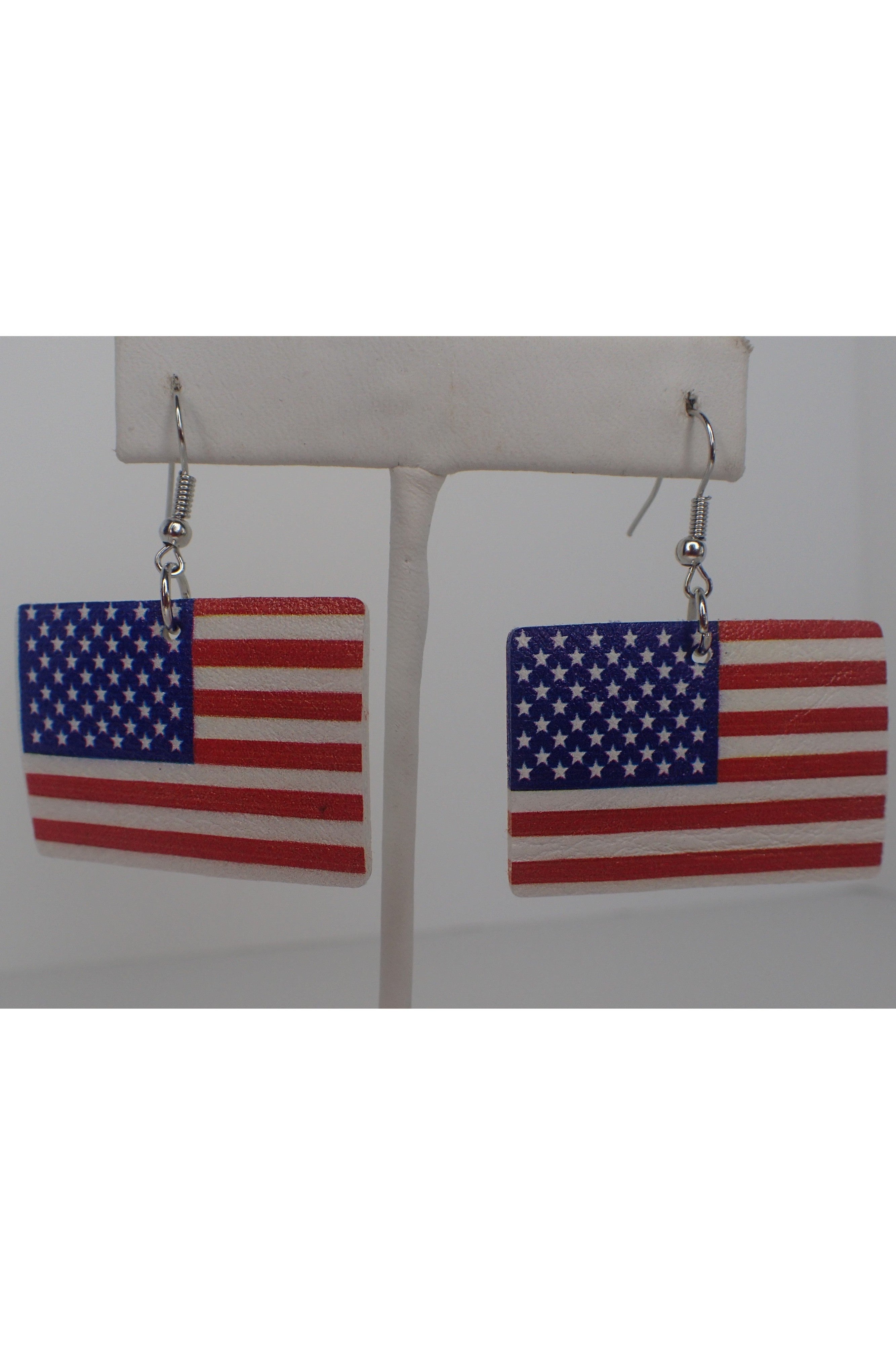 Emma American Flag Earrings-Earrings-Emma-Deja Nu Boutique, Women's Fashion Boutique in Lampasas, Texas