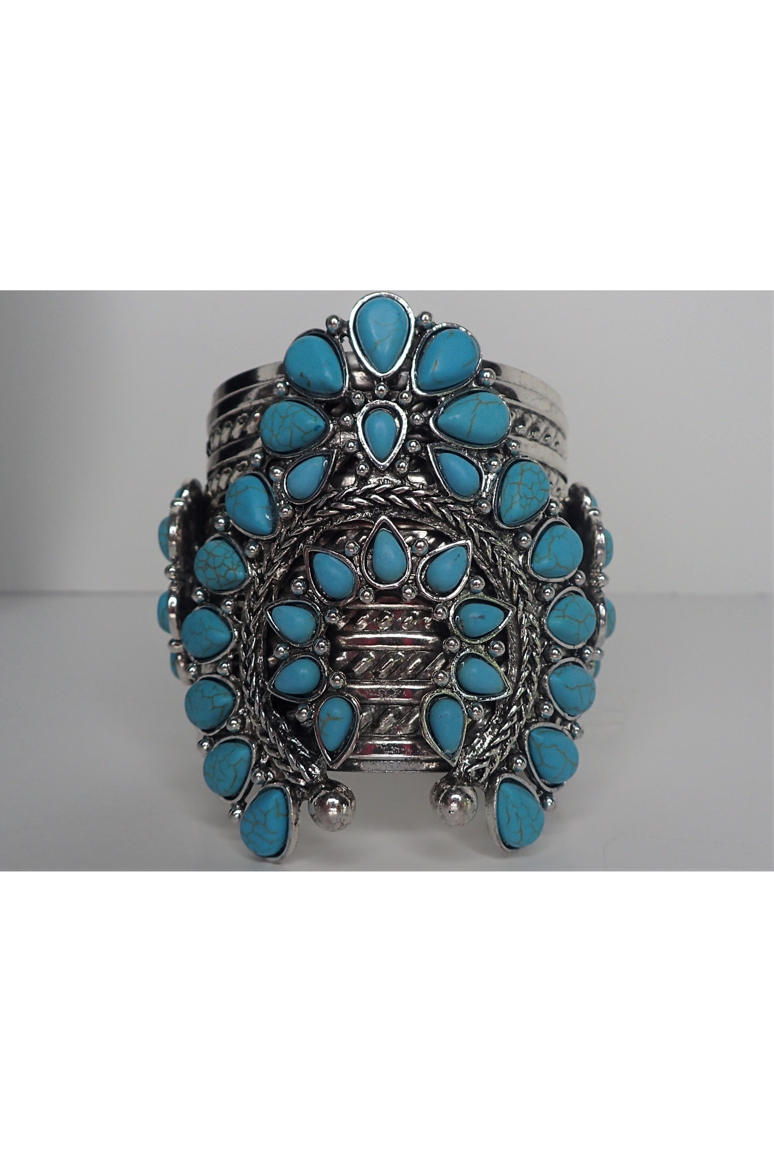 Emma Turquoise Horseshoe Ring-Rings-Emma-Deja Nu Boutique, Women's Fashion Boutique in Lampasas, Texas