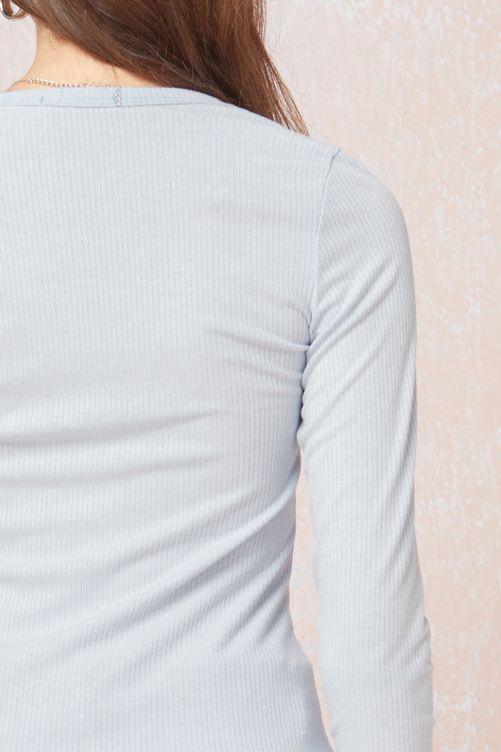 Entro Snap Front Long Sleeve Tee - Three Colors-Long Sleeves-Entro-Deja Nu Boutique, Women's Fashion Boutique in Lampasas, Texas