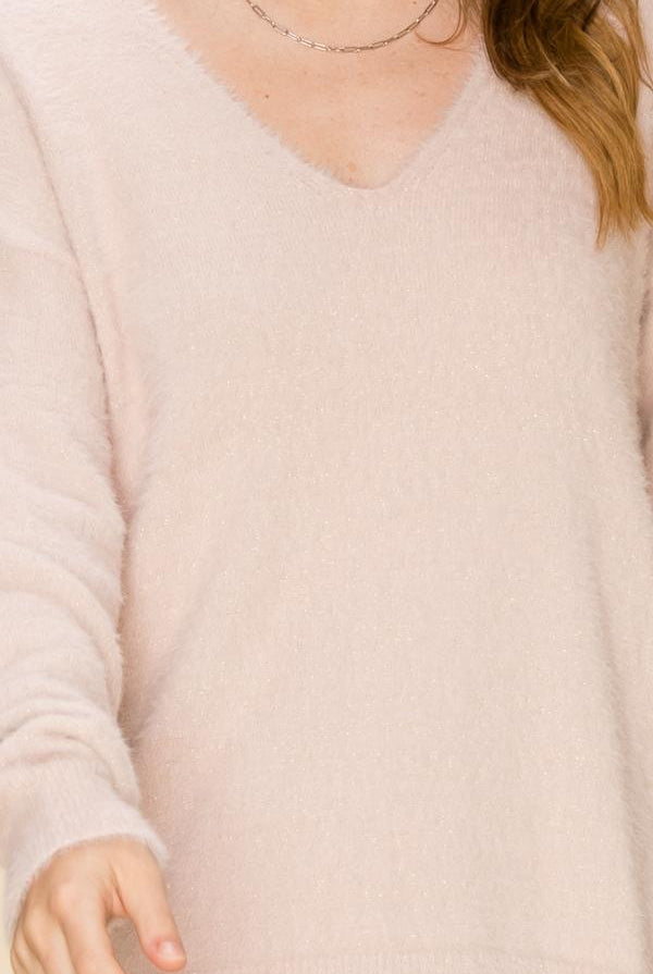 HyFve Double Zero Fuzzy Sweater- 3 Colors-Sweaters-Hyfve-Deja Nu Boutique, Women's Fashion Boutique in Lampasas, Texas