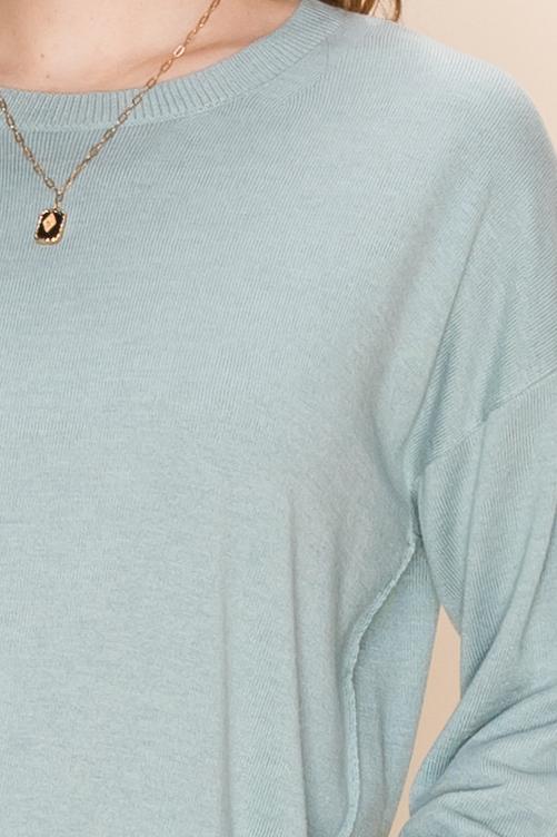 Hyfve Cashmere Blend Crew Neck Sweaters- 2 Colors-Sweaters-Hyfve-Deja Nu Boutique, Women's Fashion Boutique in Lampasas, Texas