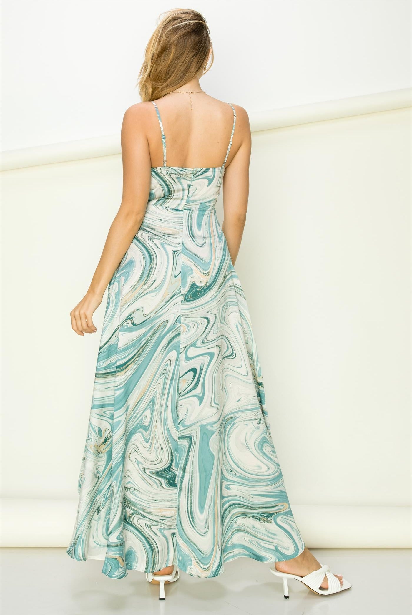 Hyfve Fiestar Truly Yours Ruffled Midi Dress-Midi Dresses-Hyfve-Deja Nu Boutique, Women's Fashion Boutique in Lampasas, Texas