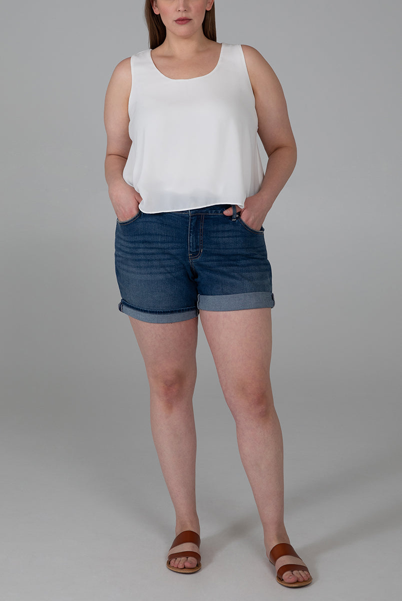 Jag Alex Boyfriend Plus Short-Curvy/Plus Bottoms-Jag-Deja Nu Boutique, Women's Fashion Boutique in Lampasas, Texas