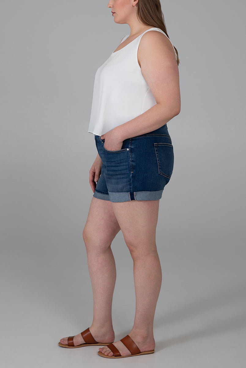 Jag Alex Boyfriend Plus Short-Curvy/Plus Bottoms-Jag-Deja Nu Boutique, Women's Fashion Boutique in Lampasas, Texas