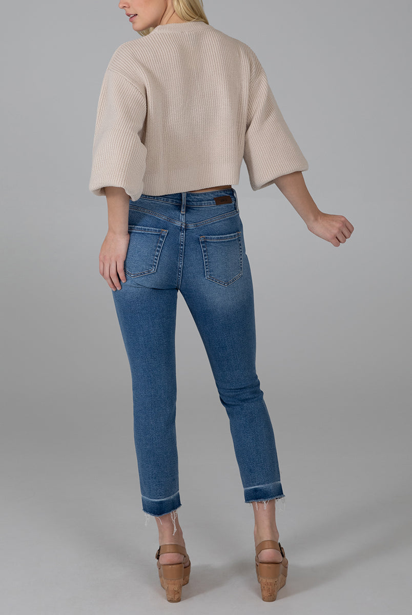 Jag Carter Girlfriend Distressed Capri In Asbury Park-Jeans-Jag-Deja Nu Boutique, Women's Fashion Boutique in Lampasas, Texas