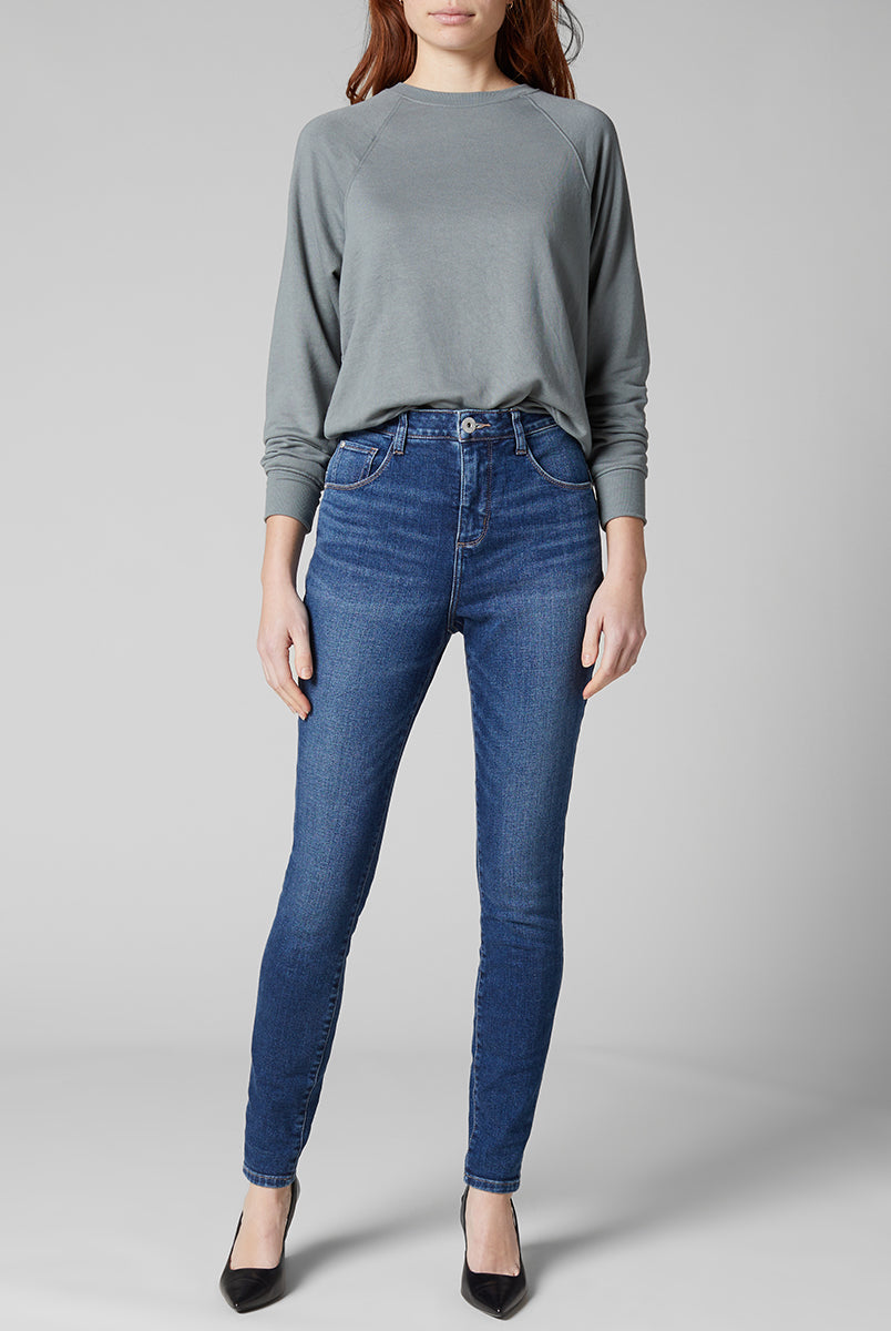 Jag Cecilia Tribeca Blue High Rise Skinny Jean-Jeans-Jag-Deja Nu Boutique, Women's Fashion Boutique in Lampasas, Texas
