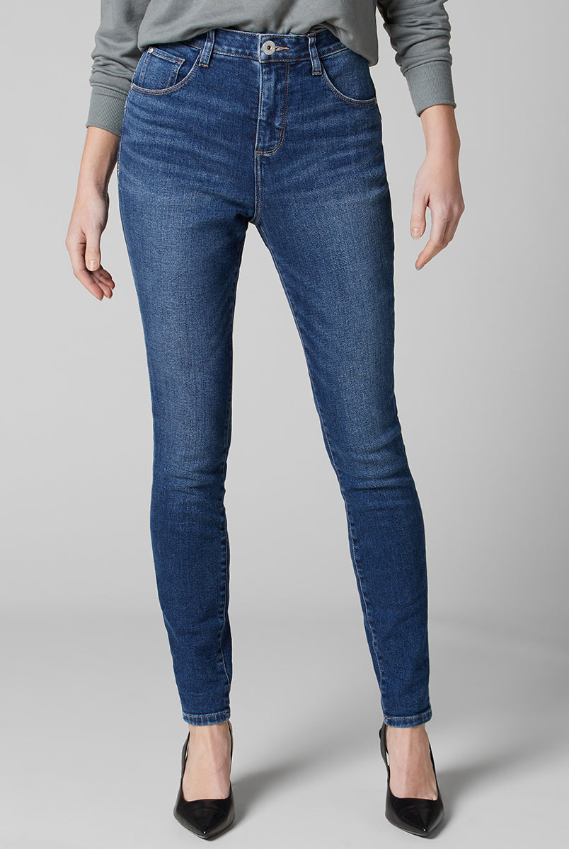 Jag Cecilia Tribeca Blue High Rise Skinny Jean-Jeans-Jag-Deja Nu Boutique, Women's Fashion Boutique in Lampasas, Texas
