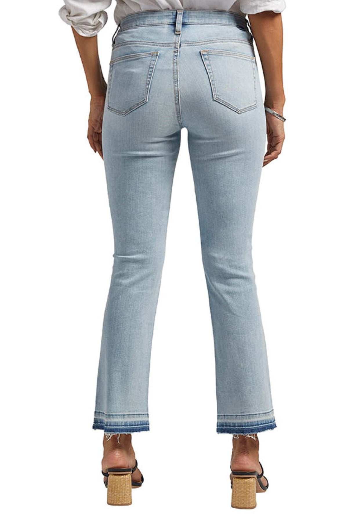 Jag Eloise Mid Rise Bootcut Crop Jeans In Bleach Blue-Jeans-Jag-Deja Nu Boutique, Women's Fashion Boutique in Lampasas, Texas