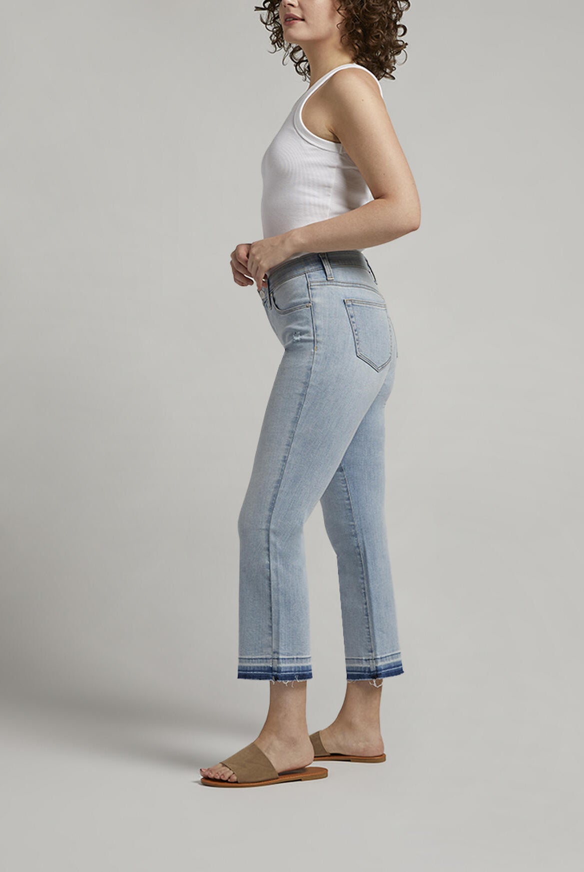 Jag Eloise Mid Rise Bootcut Crop Jeans In Bleach Blue-Jeans-Jag-Deja Nu Boutique, Women's Fashion Boutique in Lampasas, Texas