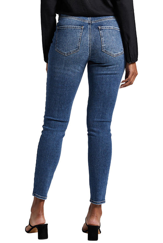 Jag High Rise Viola Skinny In Byzantine Blue-Jeans-Jag-Deja Nu Boutique, Women's Fashion Boutique in Lampasas, Texas
