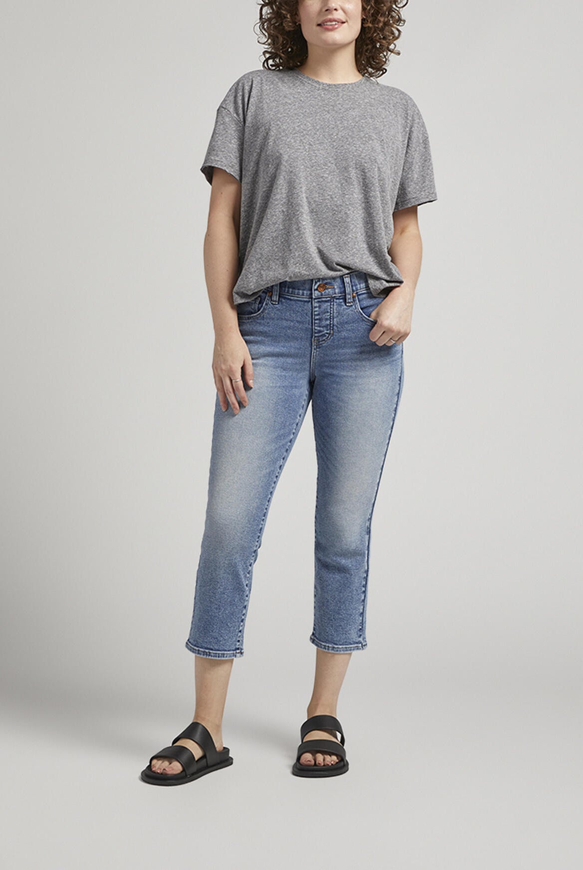 Jag Maya Mid Rise Capri In Del Mar-Jeans-Jag-Deja Nu Boutique, Women's Fashion Boutique in Lampasas, Texas