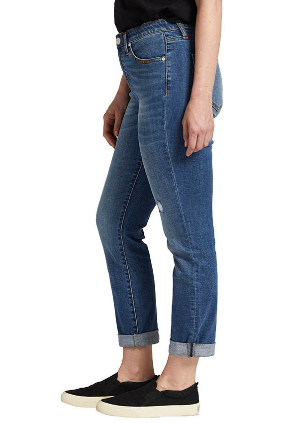 Jag Mid Rise Carter Girlfriend In Everton Blue-Bottoms-Jag-Deja Nu Boutique, Women's Fashion Boutique in Lampasas, Texas