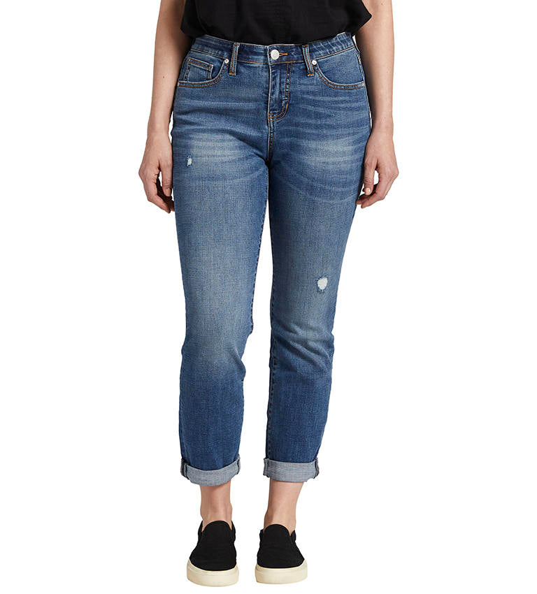 Jag Mid Rise Carter Girlfriend In Everton Blue-Bottoms-Jag-Deja Nu Boutique, Women's Fashion Boutique in Lampasas, Texas