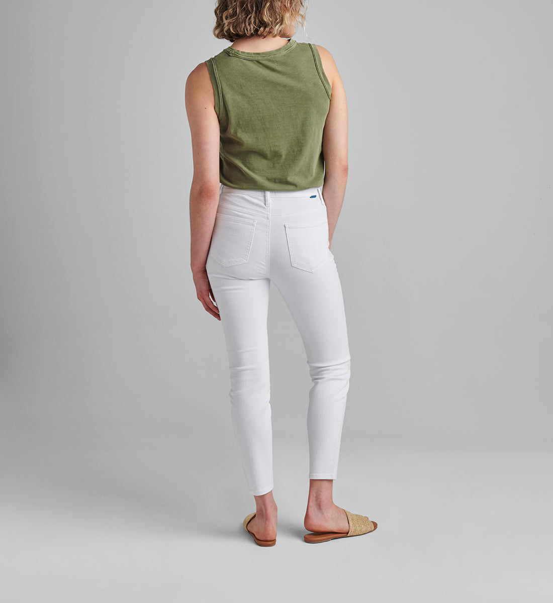 Jag Mid Rise Cecilia Skinny In White-Bottoms-Jag-Deja Nu Boutique, Women's Fashion Boutique in Lampasas, Texas