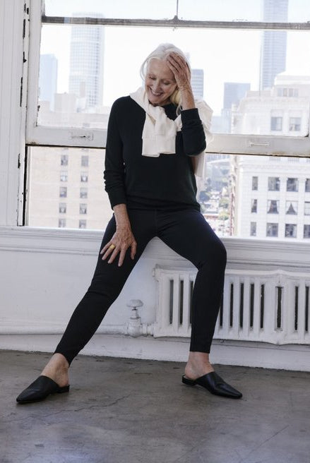 Jag Mid Rise Ricki Legging Black-Leggings-Jag-Deja Nu Boutique, Women's Fashion Boutique in Lampasas, Texas