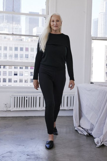 Jag Mid Rise Ricki Legging Black-Leggings-Jag-Deja Nu Boutique, Women's Fashion Boutique in Lampasas, Texas