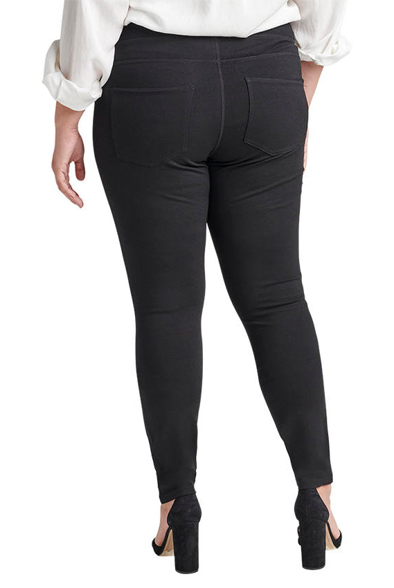 Jag Mid Rise Ricki Legging In Black Plus-Curvy/Plus Bottoms-Jag-Deja Nu Boutique, Women's Fashion Boutique in Lampasas, Texas