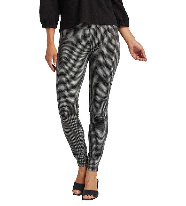 Jag Mid Rise Ricki Legging In Houndstooth-Leggings-Jag-Deja Nu Boutique, Women's Fashion Boutique in Lampasas, Texas