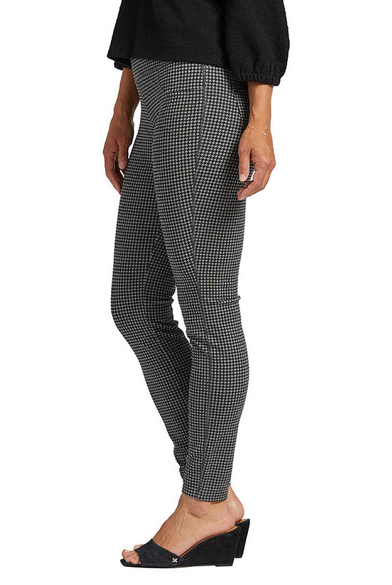 Jag Mid Rise Ricki Legging In Houndstooth-Leggings-Jag-Deja Nu Boutique, Women's Fashion Boutique in Lampasas, Texas