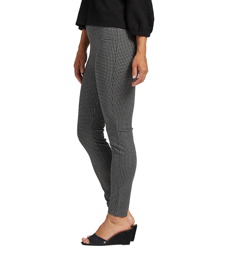 Jag Mid Rise Ricki Legging In Houndstooth-Leggings-Jag-Deja Nu Boutique, Women's Fashion Boutique in Lampasas, Texas
