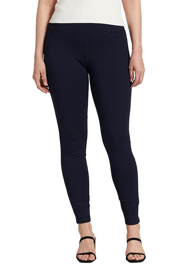 Jag Mid Rise Ricki Legging In Navy-Leggings-Jag-Deja Nu Boutique, Women's Fashion Boutique in Lampasas, Texas
