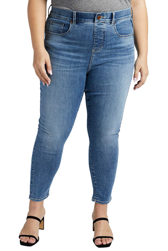 Jag Valentina High Rise Skinny Crop In Boardwalk Plus-Curvy/Plus Jeans-Jag-Deja Nu Boutique, Women's Fashion Boutique in Lampasas, Texas
