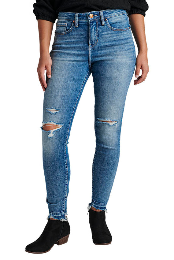 Jag Viola High Rise Skinny Deconstructed Jean In Madison-Jeans-Jag-Deja Nu Boutique, Women's Fashion Boutique in Lampasas, Texas