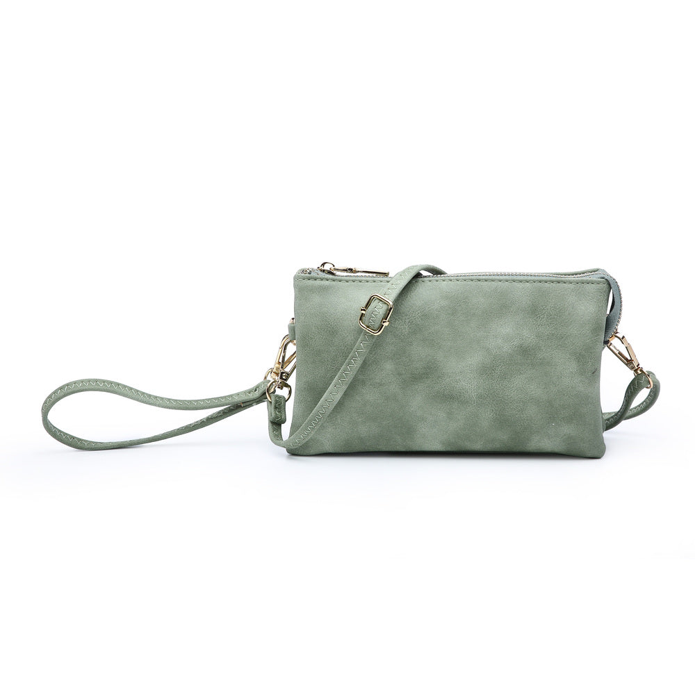 Jen & Co. Jade Riley Monogram able 3 Compartment Crossbody Or Wristlet-Handbags, Wallets & Cases-Jen & Co.-Deja Nu Boutique, Women's Fashion Boutique in Lampasas, Texas