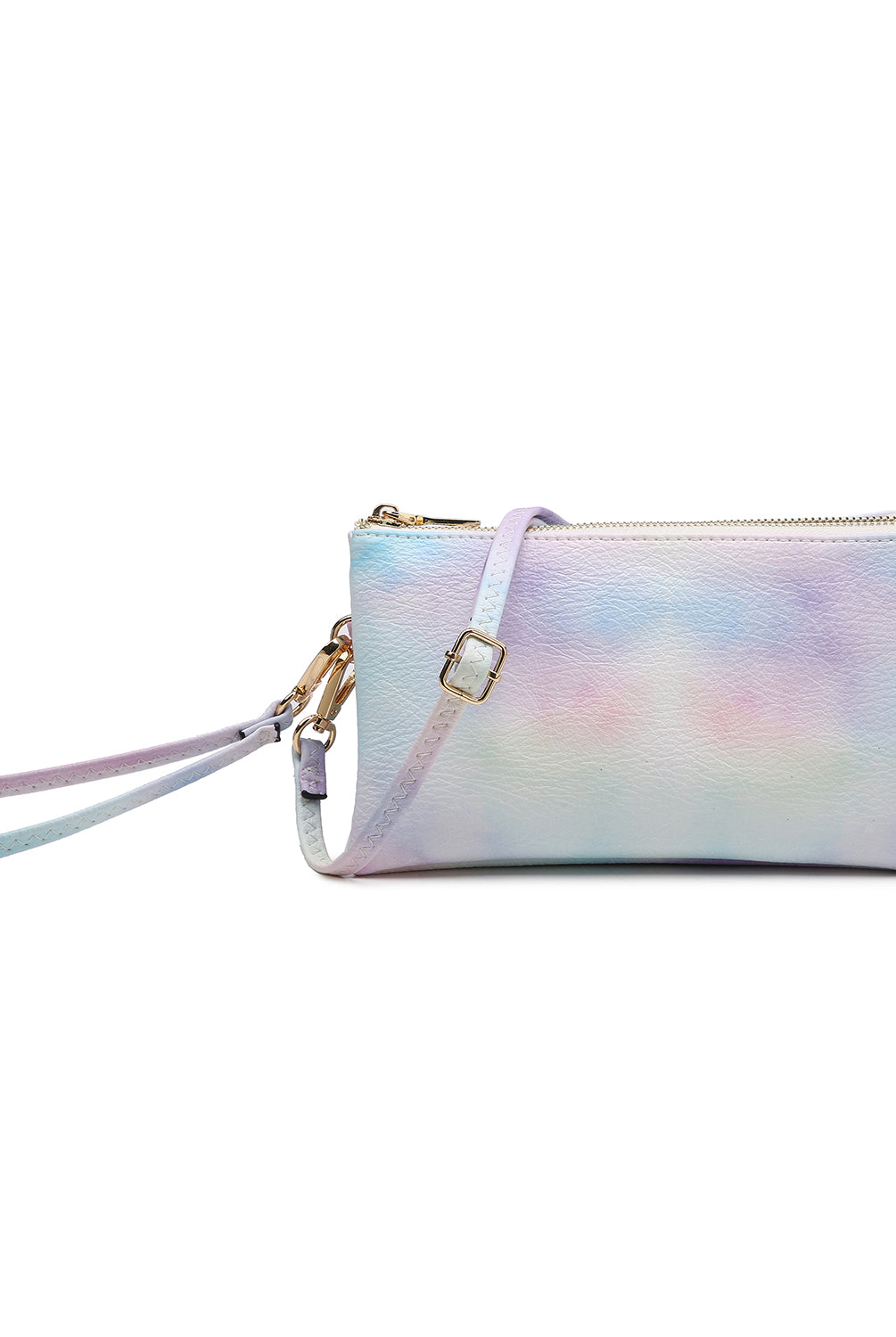 Jen & Co. Tie Dye Riley Monogramable 3 Compartment Crossbody Or Wristlet-Handbags, Wallets & Cases-Jen & Co.-Deja Nu Boutique, Women's Fashion Boutique in Lampasas, Texas