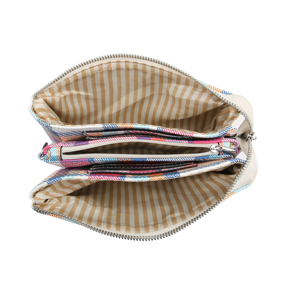 Jen & Co. Tie Dye Riley Monogramable 3 Compartment Crossbody Or Wristlet-Handbags, Wallets & Cases-Jen & Co.-Deja Nu Boutique, Women's Fashion Boutique in Lampasas, Texas