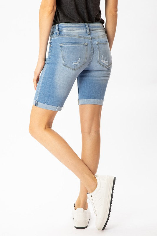 KanCan Denim Bermuda Shorts-Bottoms-KanCan-Deja Nu Boutique, Women's Fashion Boutique in Lampasas, Texas