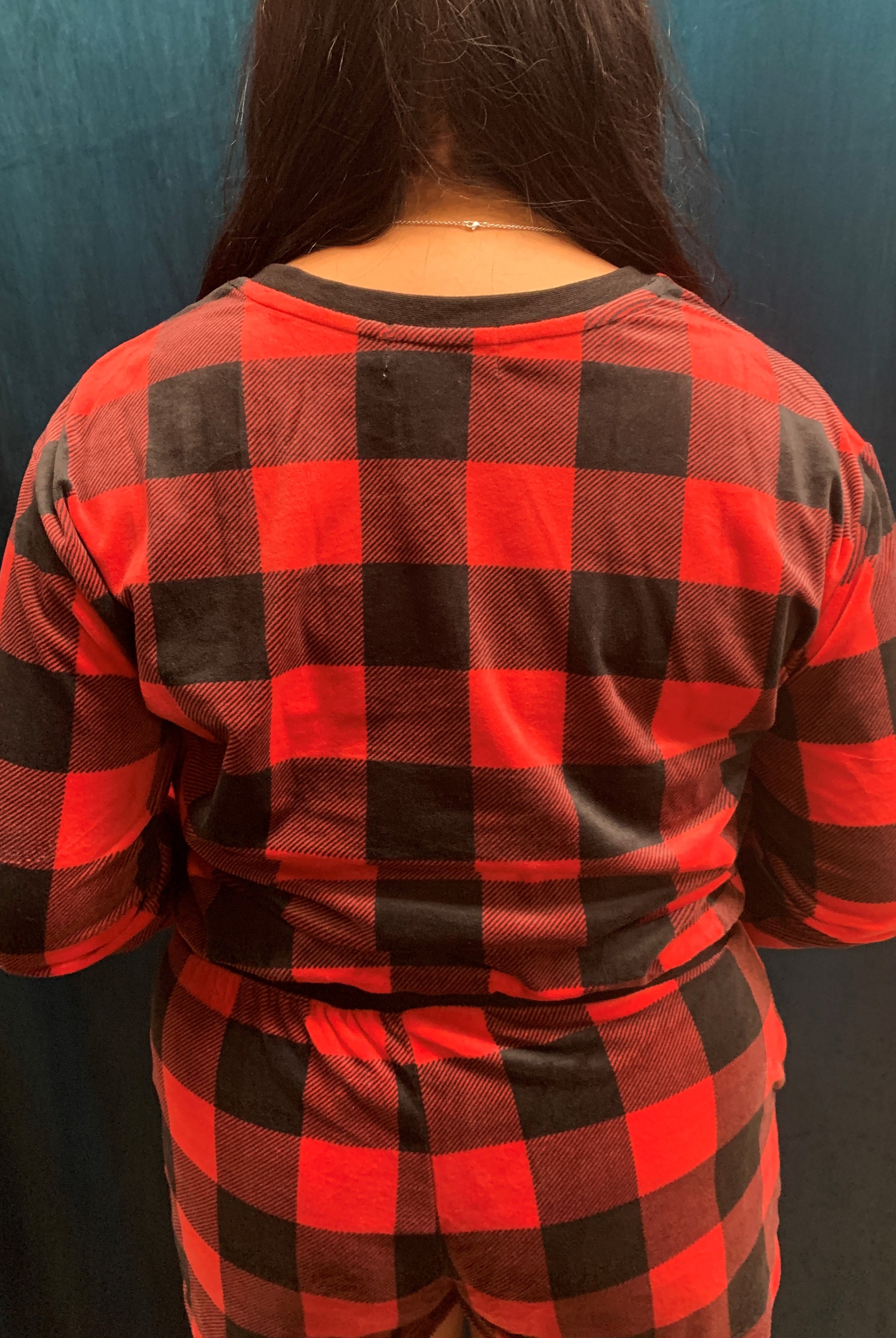 Latte Love Buffalo Plaid Sweatshirt-Sleepwear-Latte Love-Deja Nu Boutique, Women's Fashion Boutique in Lampasas, Texas