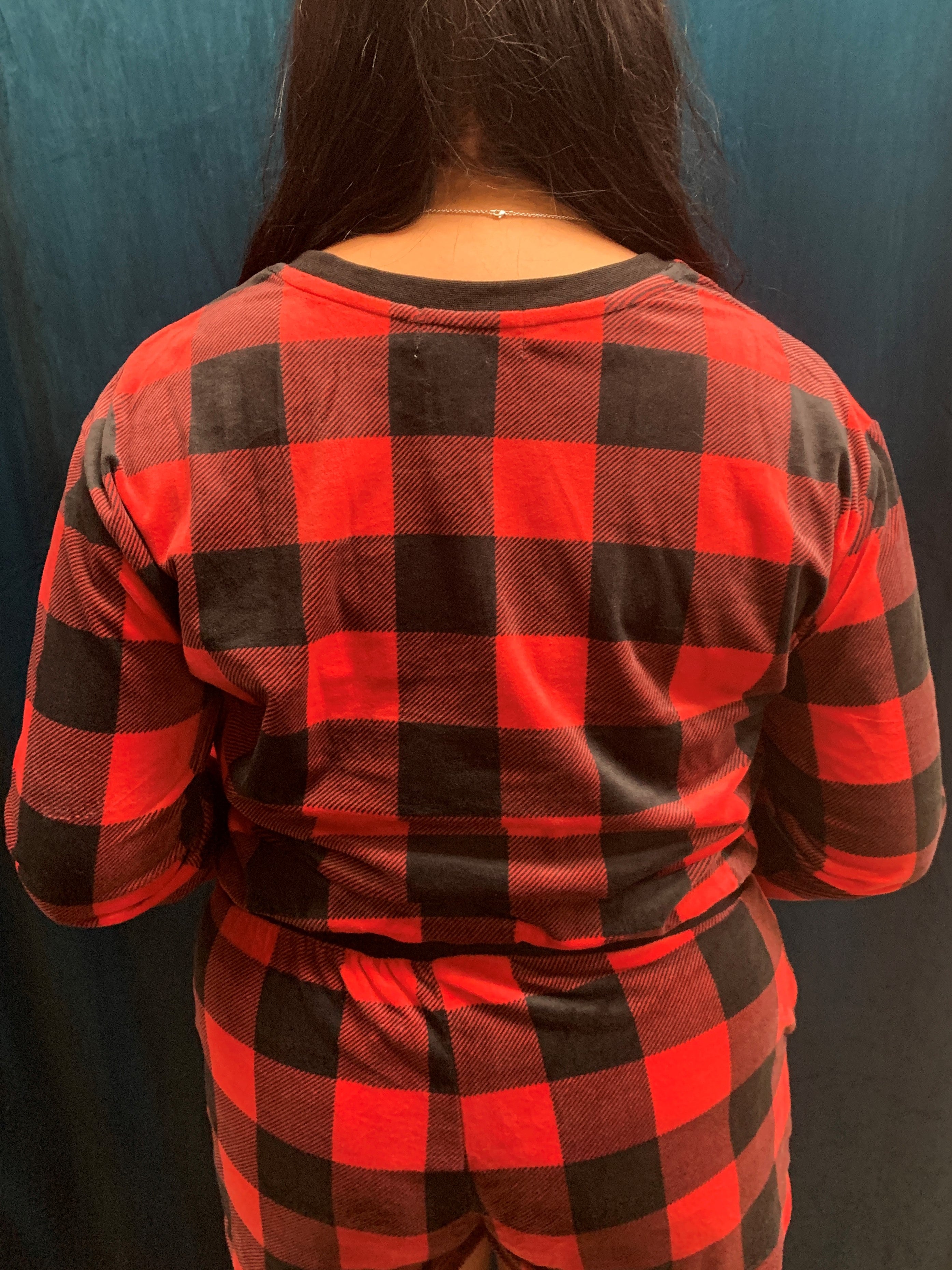Latte Love Buffalo Plaid Sweatshirt-Sleepwear-Latte Love-Deja Nu Boutique, Women's Fashion Boutique in Lampasas, Texas
