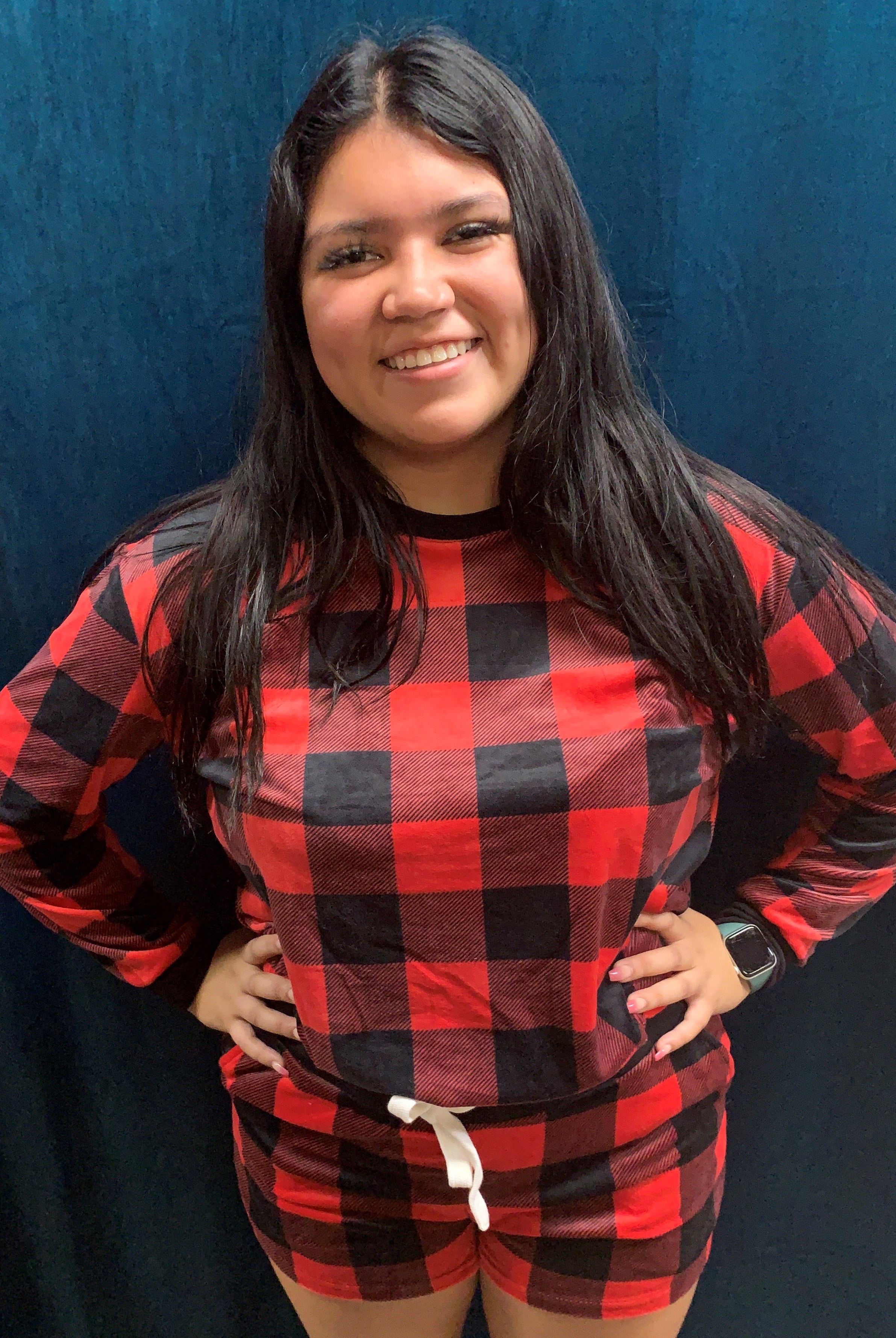 Latte Love Buffalo Plaid Shorts-Lounge Wear-Latte Love-Deja Nu Boutique, Women's Fashion Boutique in Lampasas, Texas