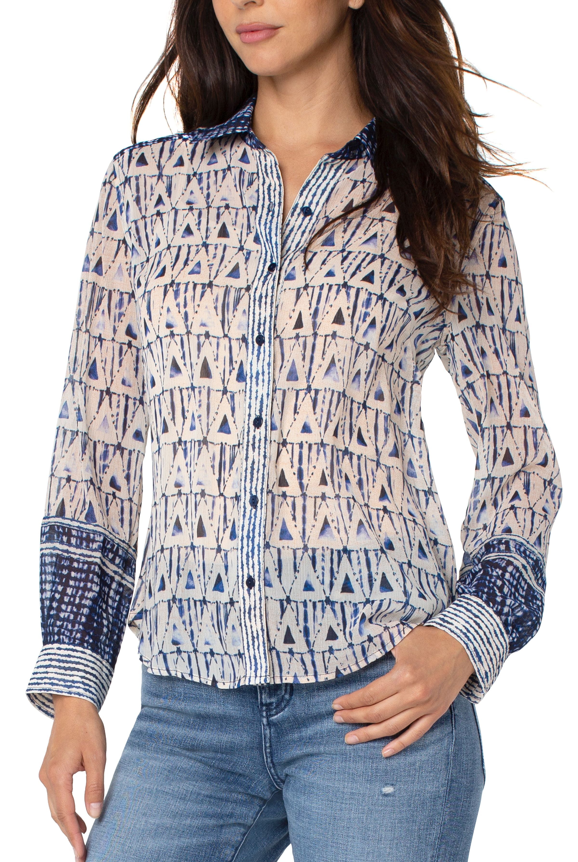 Liverpool Charlie Crop Wide Rolled Cuff Jean In Riverton-Bottoms-Liverpool-Deja Nu Boutique, Women's Fashion Boutique in Lampasas, Texas