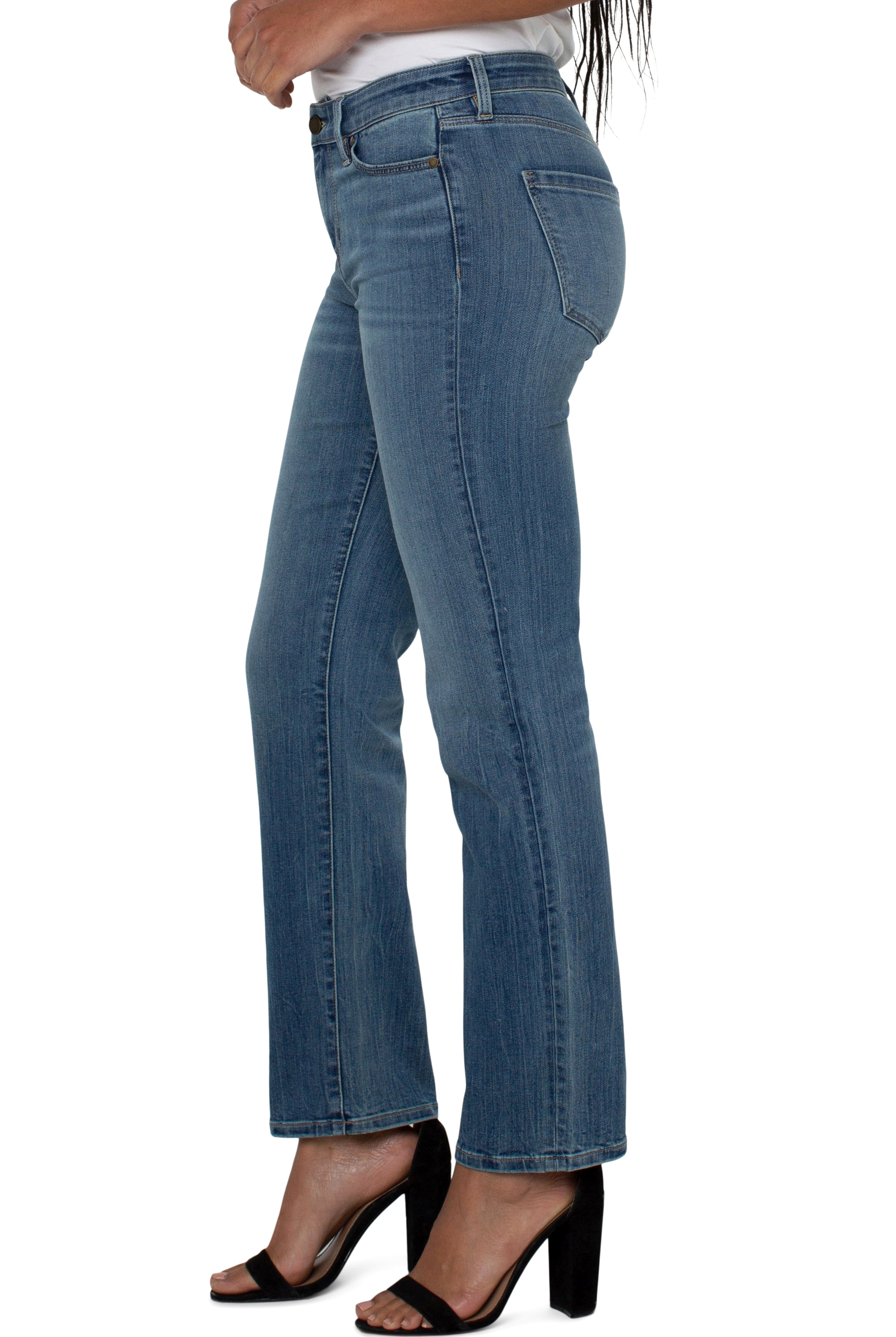 Liverpool Kennedy Straight Leg Jean 30in Inseam In Bennett-Jeans-Liverpool-Deja Nu Boutique, Women's Fashion Boutique in Lampasas, Texas
