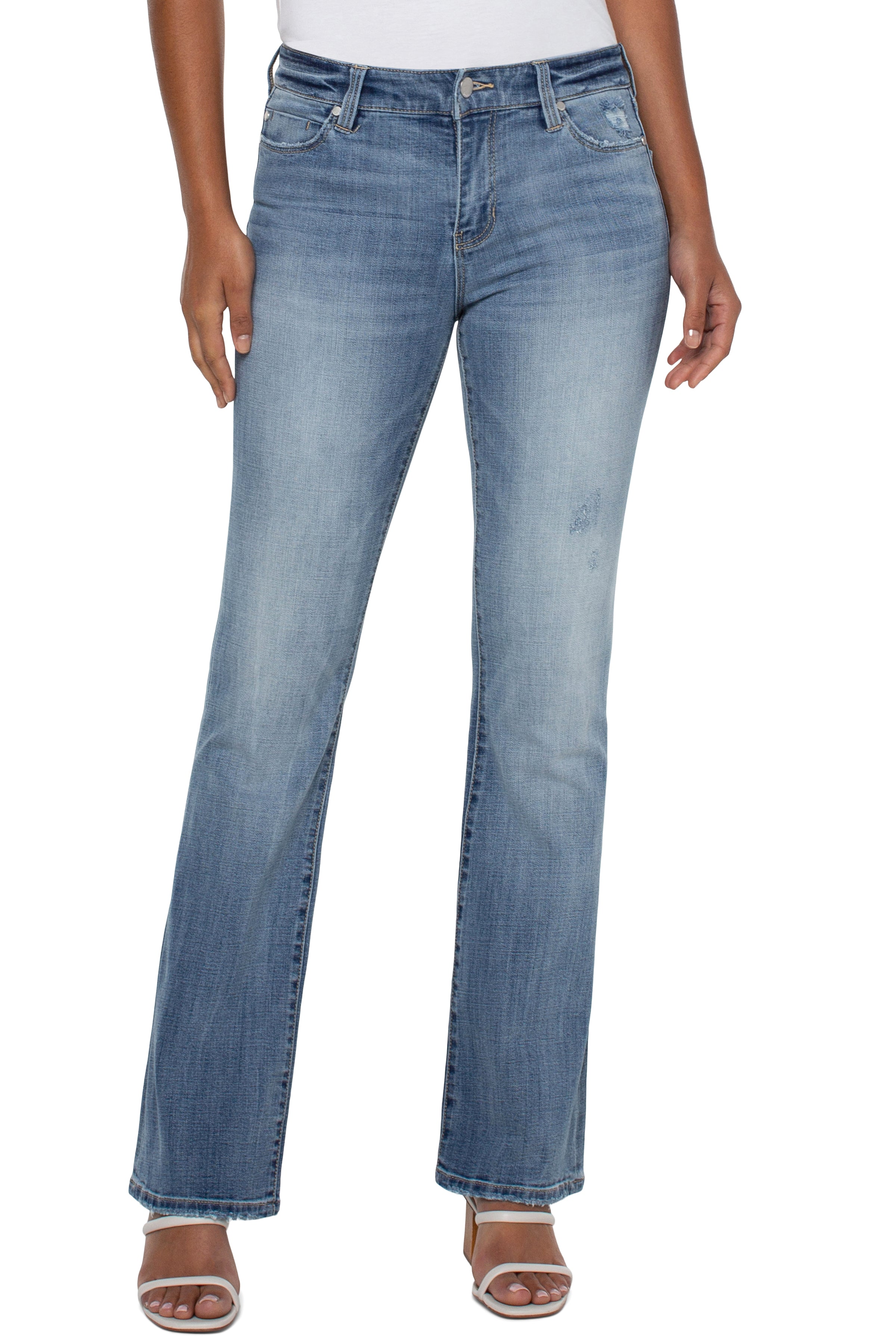 Liverpool Lucy Bootcut 34” Inseam In Beckwith-Jeans-Liverpool-Deja Nu Boutique, Women's Fashion Boutique in Lampasas, Texas