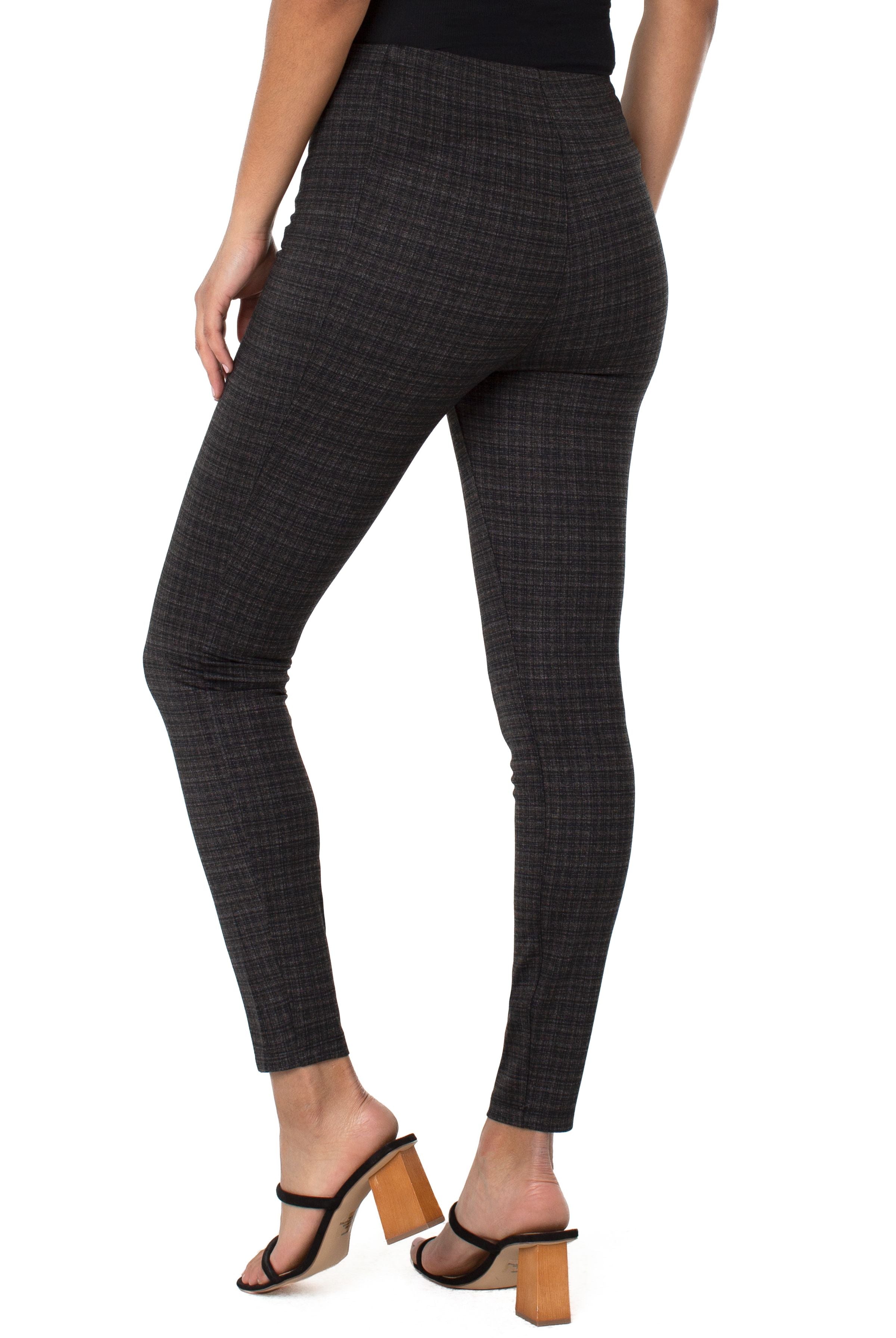 Liverpool Reese High Rise Ankle Legging 28 ins In Mini Plaid-Bottoms-Liverpool-Deja Nu Boutique, Women's Fashion Boutique in Lampasas, Texas