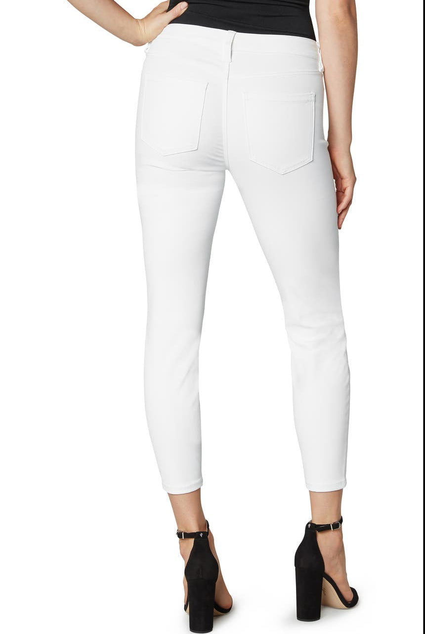 Liverpool White Madonna Crop Skinny Pants-Bottoms-Liverpool-Deja Nu Boutique, Women's Fashion Boutique in Lampasas, Texas