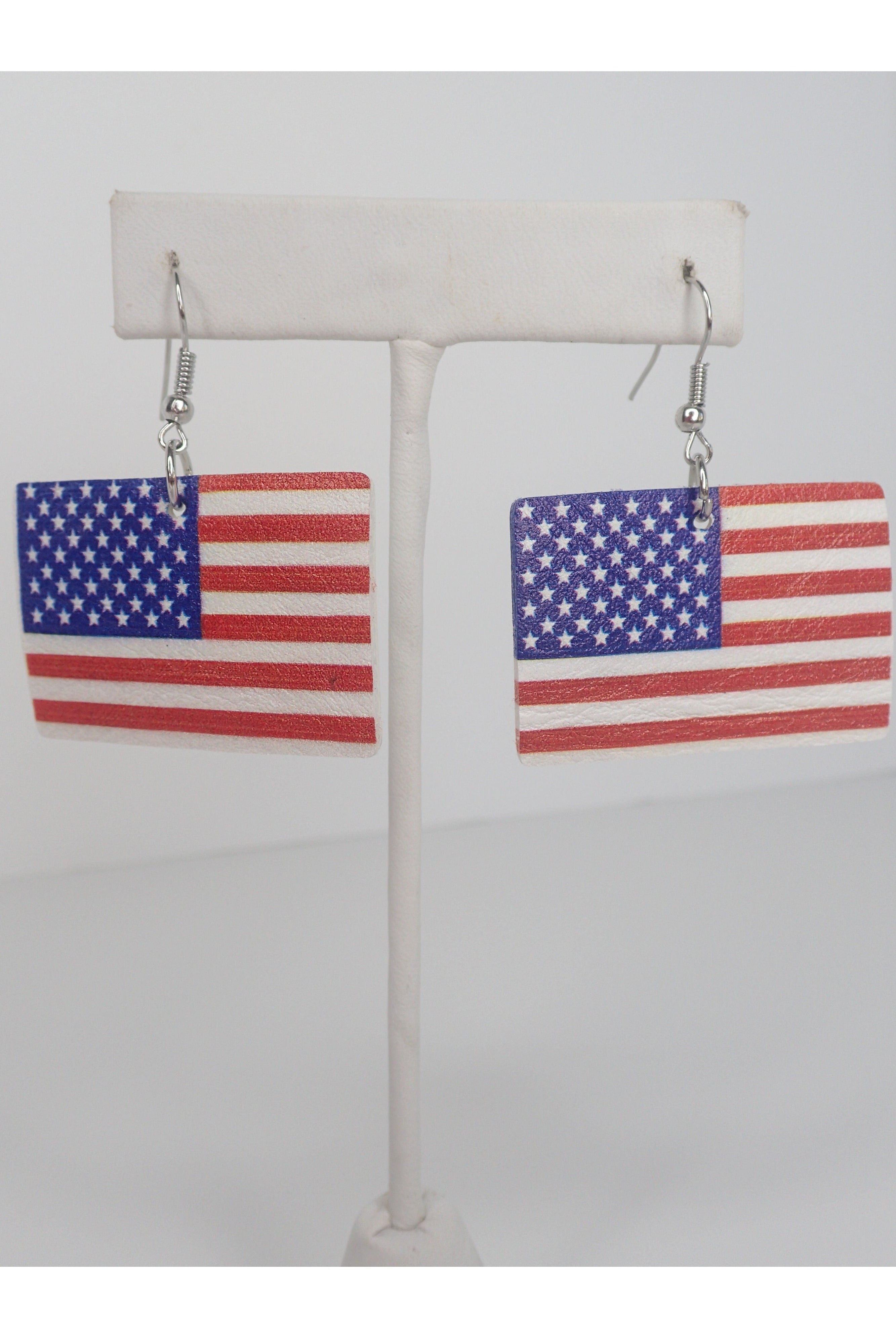 Emma American Red, White And Blue Crystal Bracelet-Bracelets-Emma-Deja Nu Boutique, Women's Fashion Boutique in Lampasas, Texas