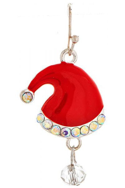Rain Jewelry Collection Floppy Santa Hat Earring-Earrings-Rain Jewelry Collection-Deja Nu Boutique, Women's Fashion Boutique in Lampasas, Texas